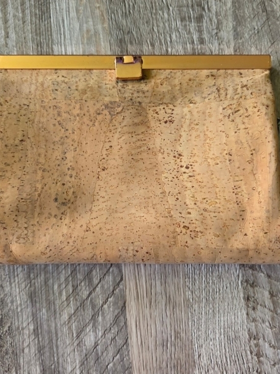 Munkee Made Handbags - Munkee Made Cork Clutch Wallet Handmade Peacock Pattern Card Organizer